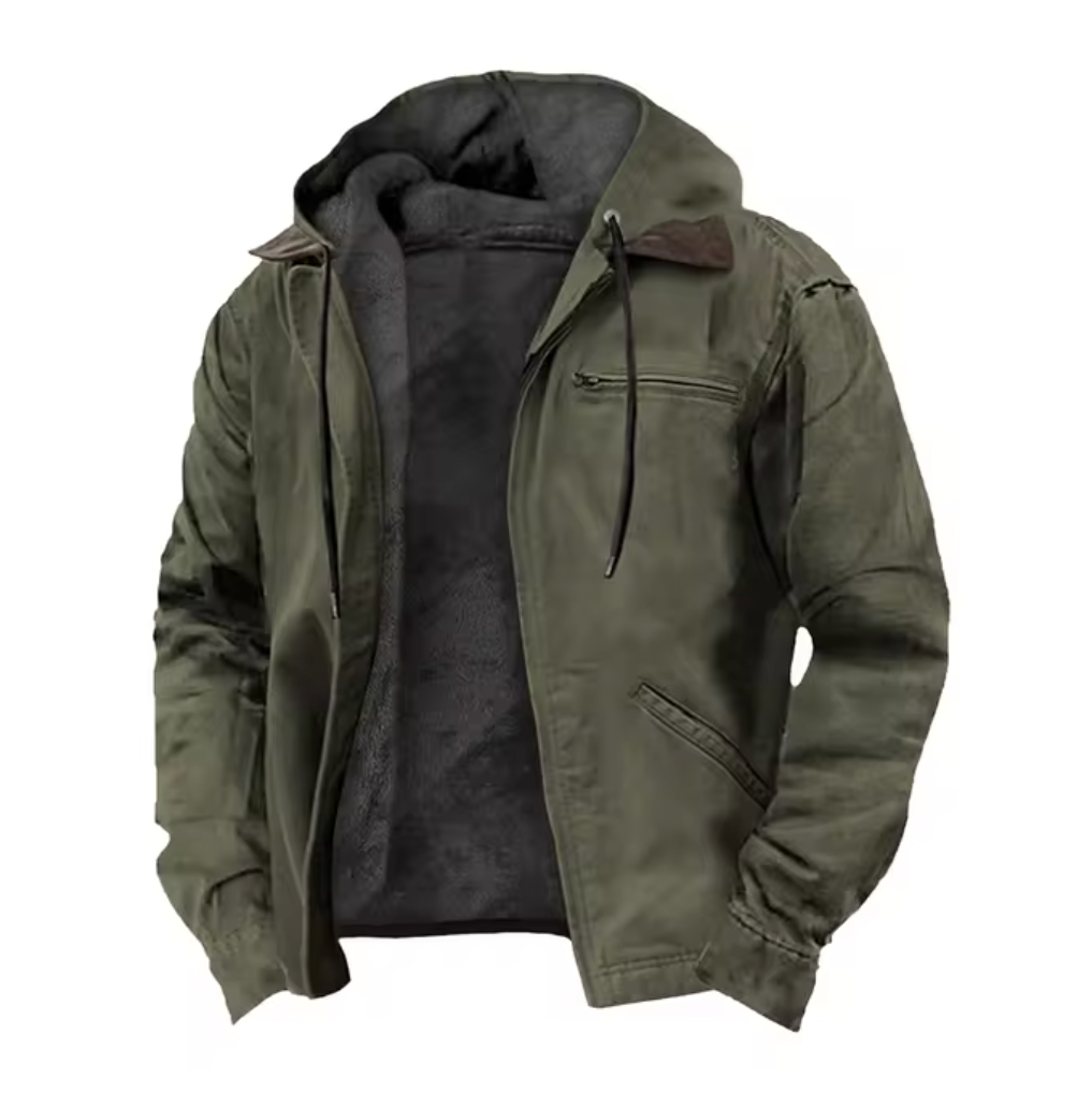Morgan | Men's Hooded Zip-Up Jacket